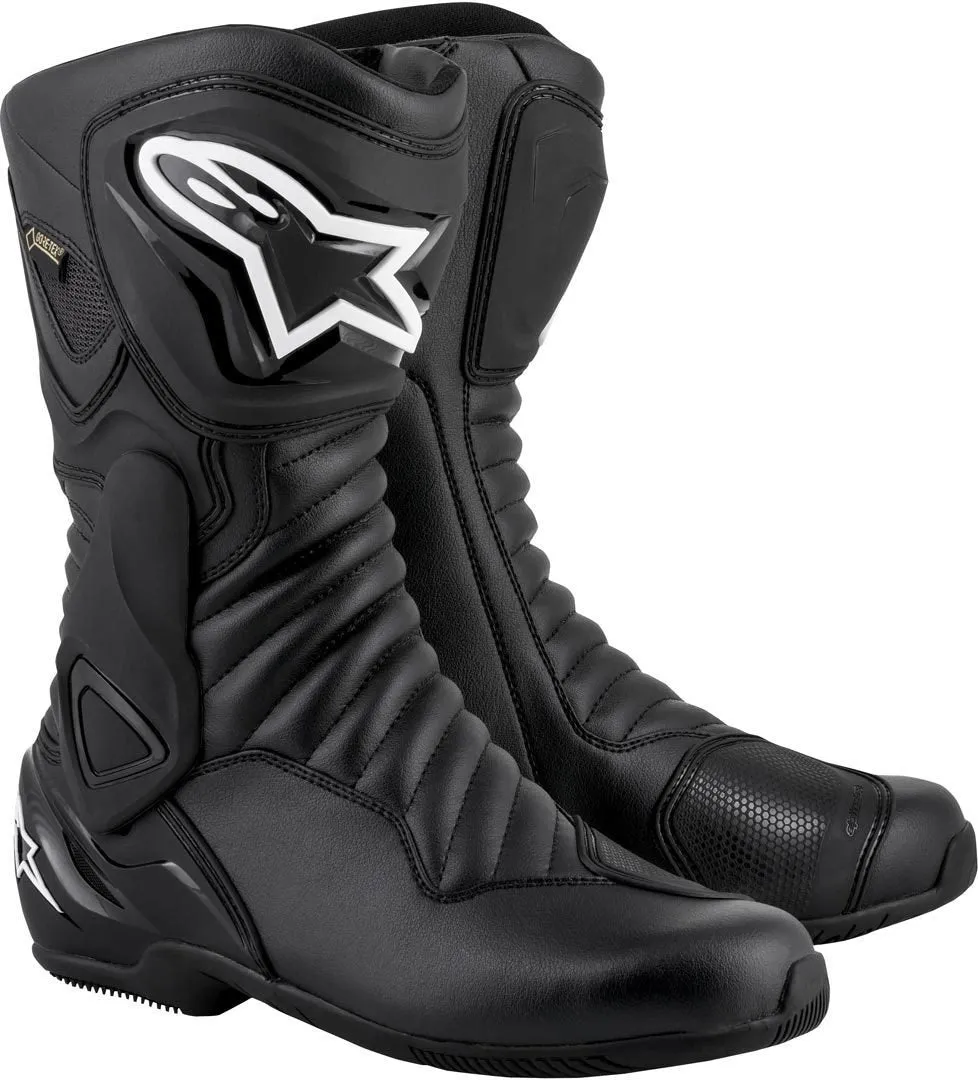 Alpinestars SMX-6 V2 Gore-Tex Motorcycle Boots, Black/White