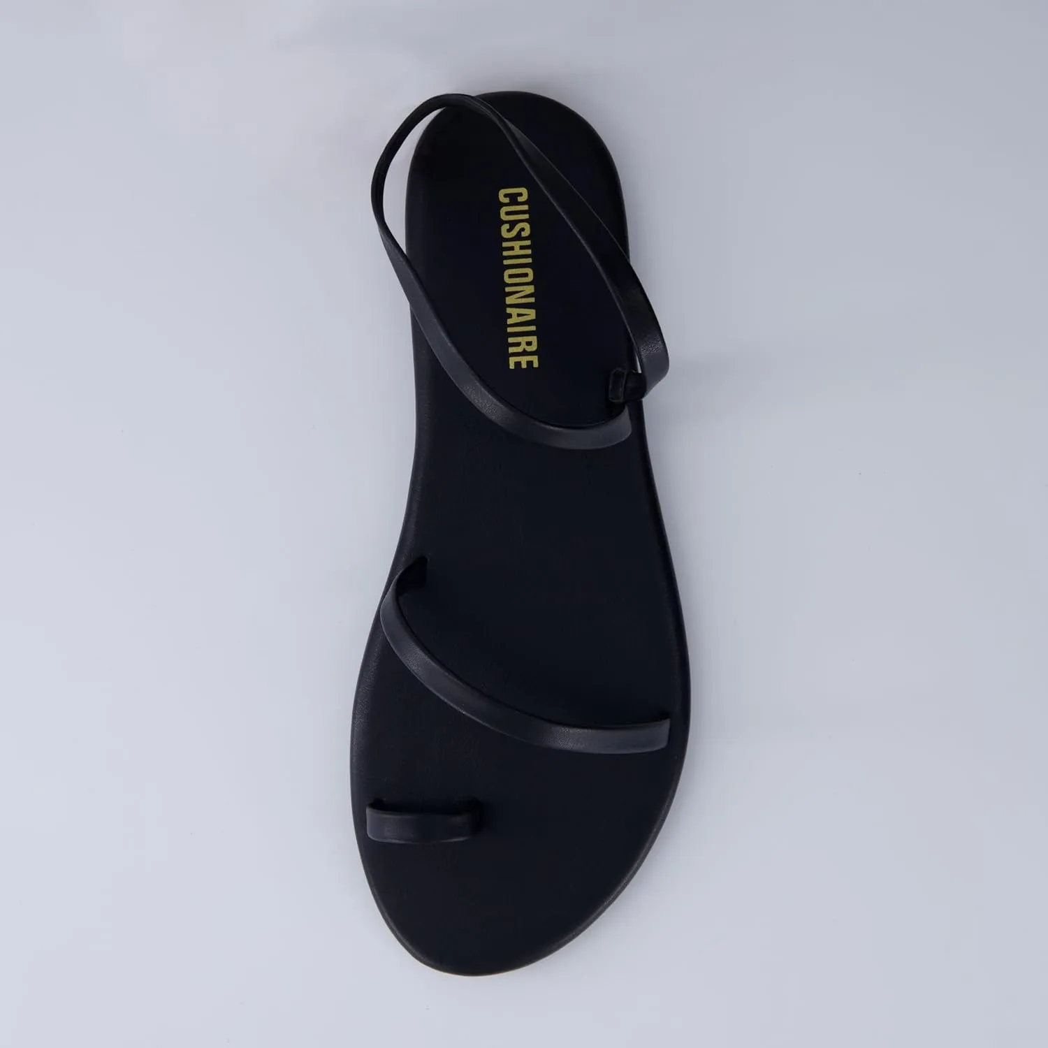 CUSHIONAIRE CHAI Women??s Strappy Sandals ?C Flat Sandals for Women, Comfortable Beach Sandals, Summer Slip-On Shoes, Casual Dressy Sandals