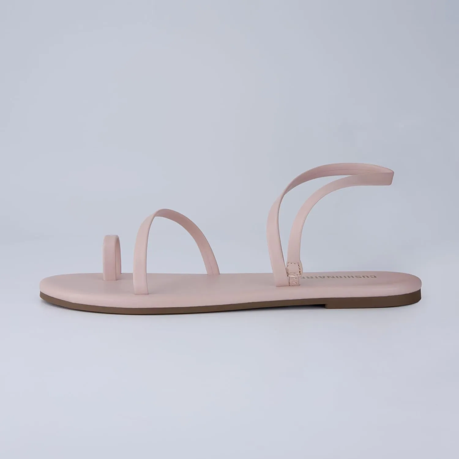 CUSHIONAIRE CHAI Women??s Strappy Sandals ?C Flat Sandals for Women, Comfortable Beach Sandals, Summer Slip-On Shoes, Casual Dressy Sandals