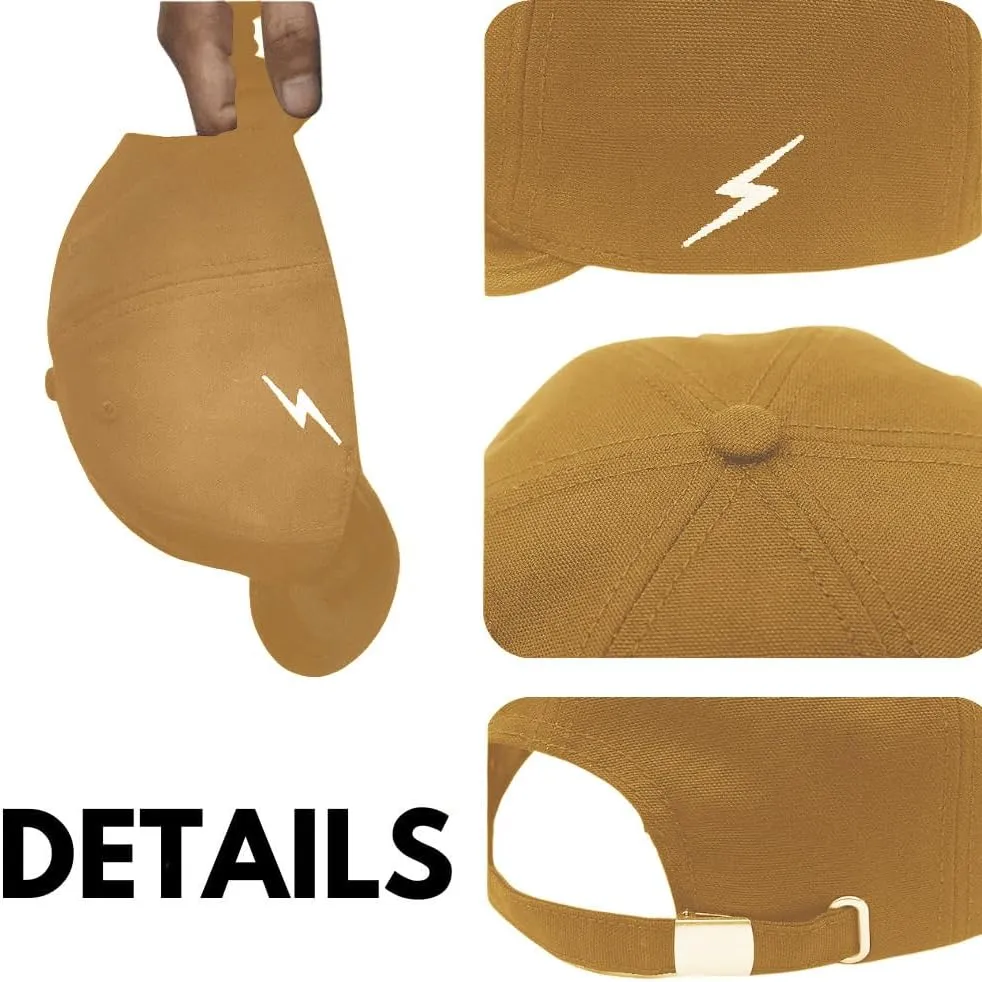 FASHIXD XXL Up-Turn Short Brim Baseball Cap for Men Short Bill Trucker Hat Casual Peaked Cap