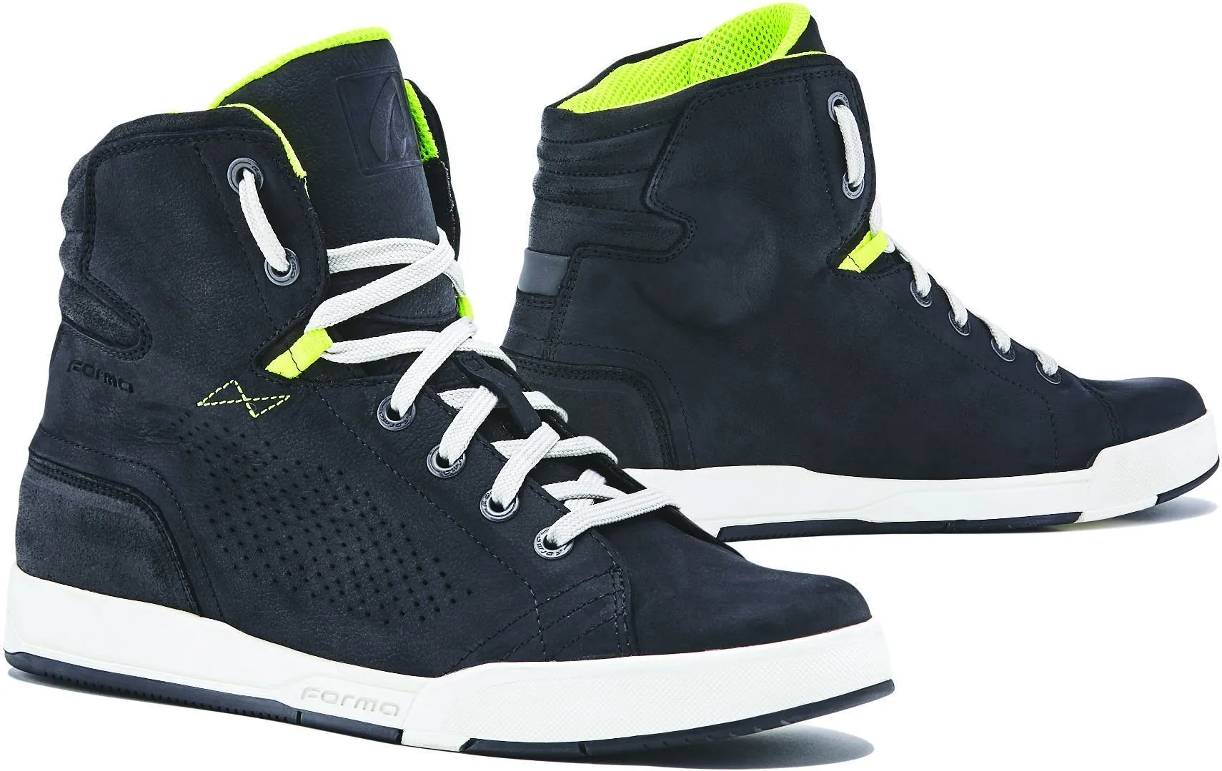 Forma Swift Flow motorcycle boots, black/white