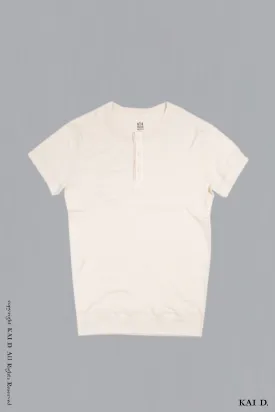 Henley Tee - Stone - L