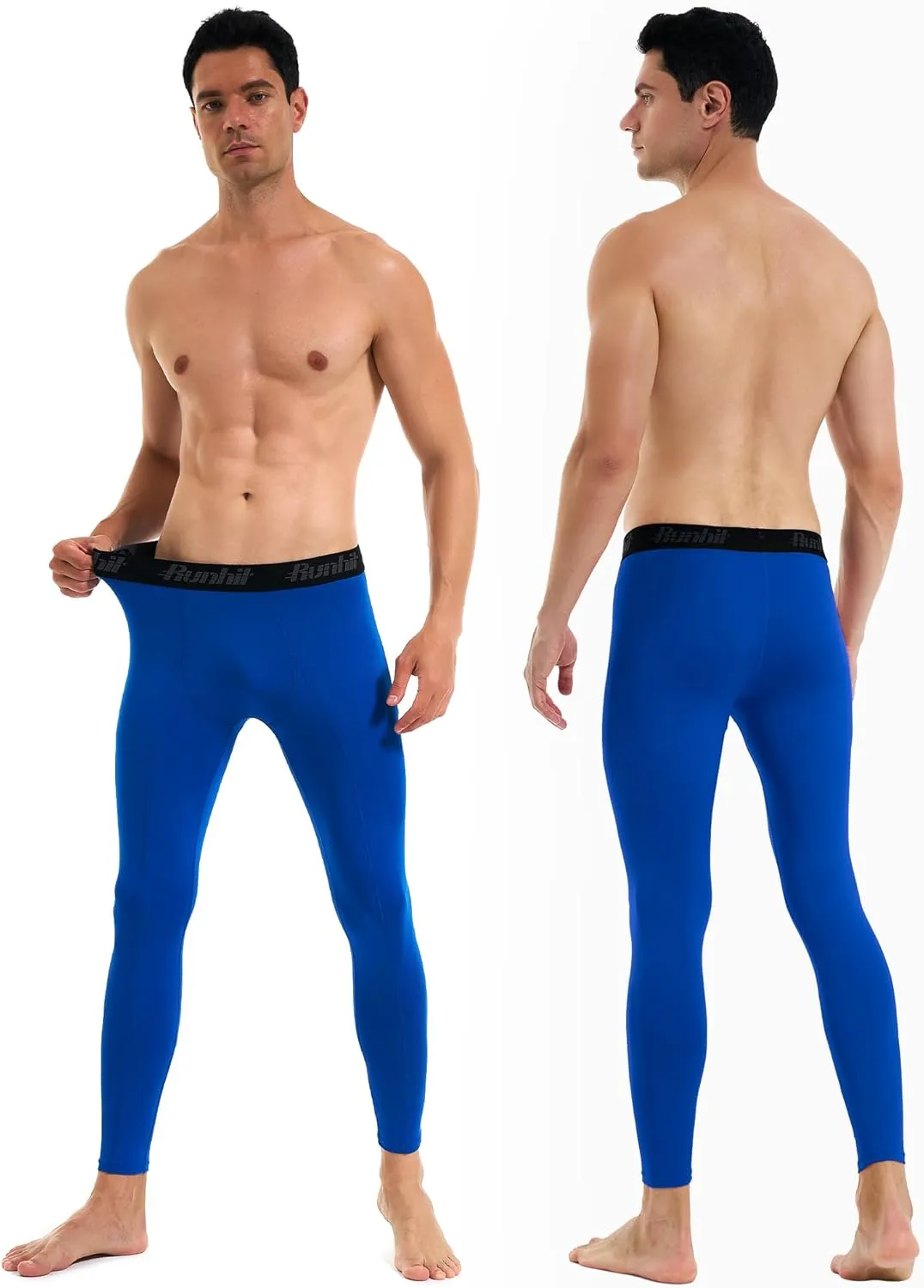 Runhit Men??s Compression Pants Running Tights Workout Leggings Athletic Base Layer Pants for Sports Yoga Basketball