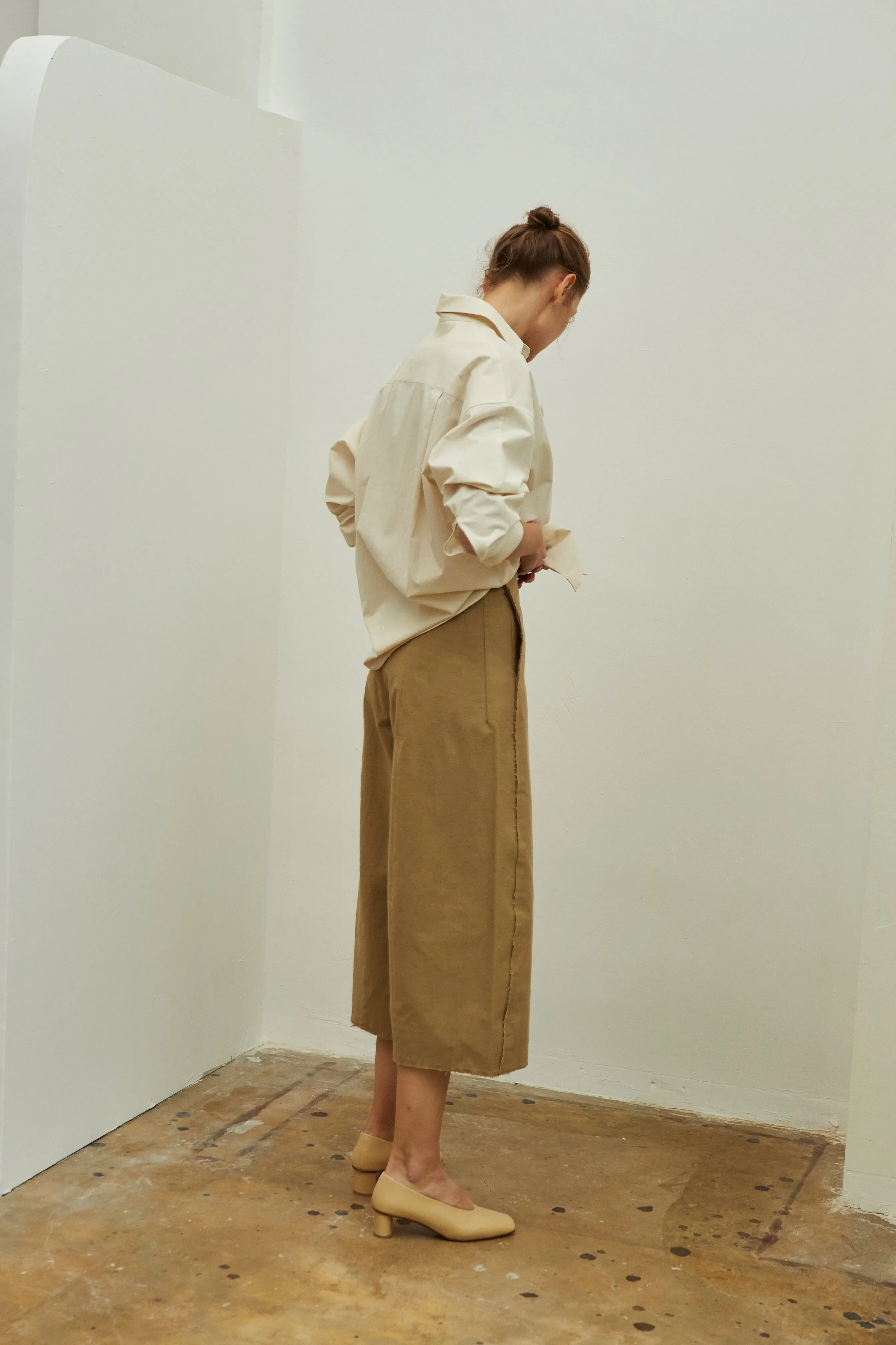 Studio Trousers -- Organic Nepped Cotton